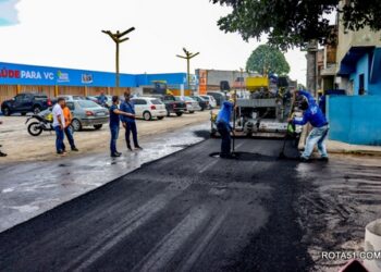 Melhorias na mobilidade urbana: recapeamento asfáltico do acesso à UPA Frei Calixto