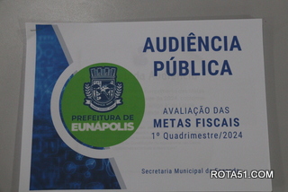 Prefeitura e Câmara Municipal fazem prestação de contas do último trimestre.