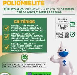 Dia D da campanha de vacinação contra a poliomielite é sucesso em Eunápolis