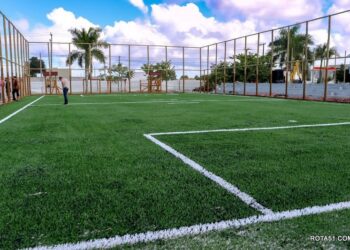 Obras da Praça da Família seguem em ritmo acelerado no Baianão