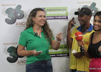 Prefeita Cordélia, fala da administração municipal e dos festejos na cidade.