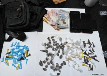 Polícia Militar prende 3 suspeitos de tráfico de drogas