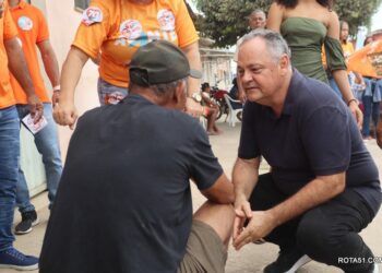 Neto Guerrieri esteve na Feira do Juca Rosa neste domingo.