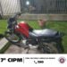 MOTO ROUBADA UTILIZADA EM ASSALTO É RECUPERADA POR POLICIAIS MILITARES DA 7ª CIPM