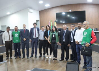 Pastores da Igreja Adventista, estiveram na sessão vazia da Câmara de Vereadores.