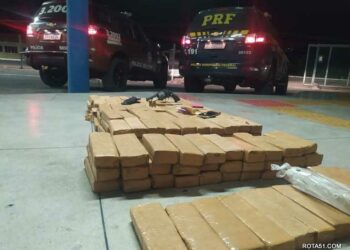 PRF e RONDESP Nordeste apreendem quase 100 kg de drogas e arma em operação conjunta em Paulo Afonso (BA)