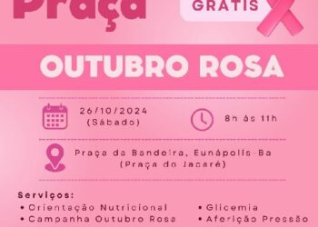 EUNATEC promove dia de ação social na praça.