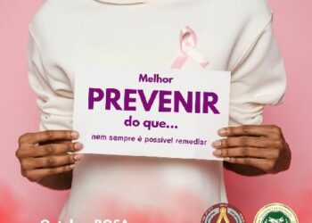 A loja maçônica Fraternidade 05 de Novembro e a FRAFEM apoiam a campanha Outubro Rosa – mês de prevenção ao câncer