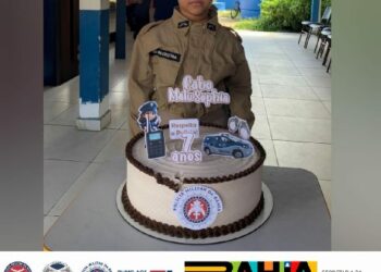 POLÍCIA MILITAR É HOMENAGEADA EM FESTA INFANTIL