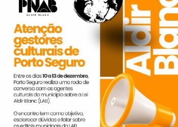 Porto Seguro realizará roda de conversa sobre Lei Aldir Blanc com agentes culturais