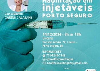 Curso capacita profissionais de saúde em técnicas de punção venosa e aplicação de injetáveis
