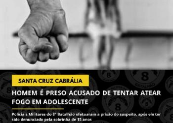 8° BPM CAPTURA SUSPEITO DE TENTATIVA DE HOMICÍDIO, EM ALDEIA INDÍGENA