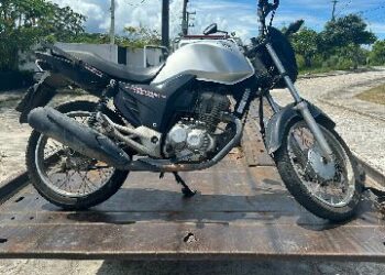 OPERAÇÃO PEGASUS – APRESENTAÇÃO DE MOTOCICLETA FURTADA