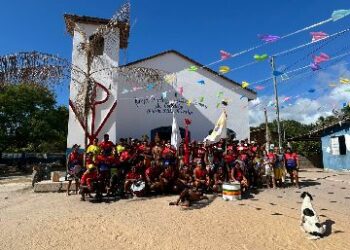 São Brás: fé, cultura e samba de couro agitam Trancoso e Aldeia Barra Velha