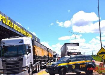 Descanso do motorista profissional no foco de operação da PRF na Bahia
