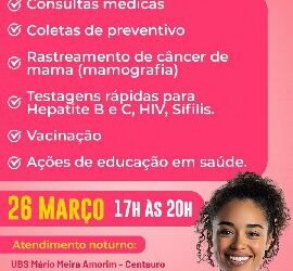 Quarta Rosa: Eunápolis encerra o Mês da mulher com ação especial voltada para saúde feminina