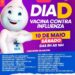 Prefeitura promove Dia D de vacinação contra a Influenza neste sábado (10)