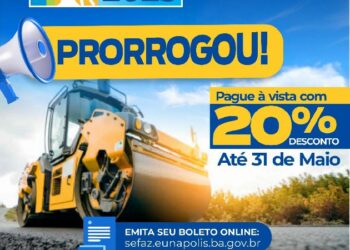 Prazo para pagamento do IPTU com 20% desconto termina no sábado (31)