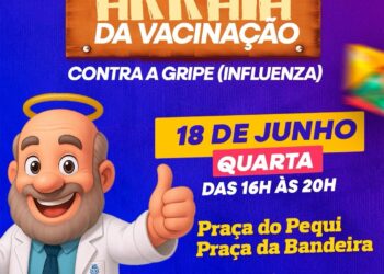 Eunápolis realiza Arraiá da Vacinação contra Gripe nas praças da Bandeira e Pequi, nesta quarta (18)