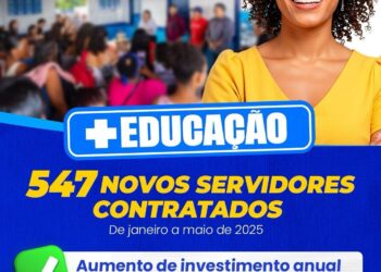 Prefeitura de Eunápolis fortalece Educação com 547 novas contratações de profissionais para a rede municipal
