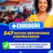 Prefeitura de Eunápolis fortalece Educação com 547 novas contratações de profissionais para a rede municipal