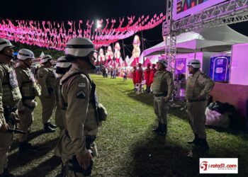 PMBA garante segurança na primeira noite do 37º Arraiá do Água Fria em Medeiros Neto