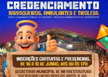 Prefeitura de Eunápolis abre credenciamento para barraqueiros, ambulantes e tirolesa no Pedrão 2025