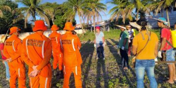 Guerreiros Tupinambás, fazem curso de brigadista Florestal, para combates eventuais