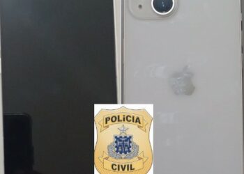 POLICIA CIVIL  recupera Iphone, roubado no Pedrão