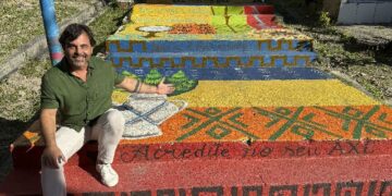 Escadaria Cultural d’Ajuda ganha novas cores e significados