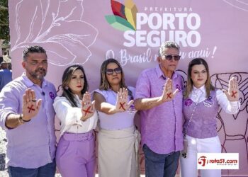 Agosto Lilás Porto Seguro se mobiliza pelo fim da violência contra a mulher