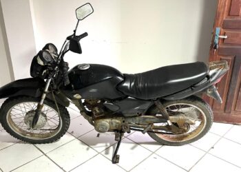 PMBA apreende motocicleta com sinais de adulteração