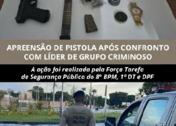 PM busca, prende bandido e entra em confronto com traficante, apreende arma com um óbito