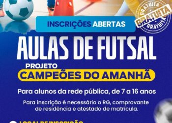 Prefeitura de Eunápolis lança projeto de aulas gratuitas de futsal para alunos da rede pública