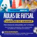 Prefeitura de Eunápolis lança projeto de aulas gratuitas de futsal para alunos da rede pública