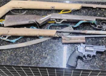 PM prende homem por violência doméstica e apreende armas de fogo em Itamaraju