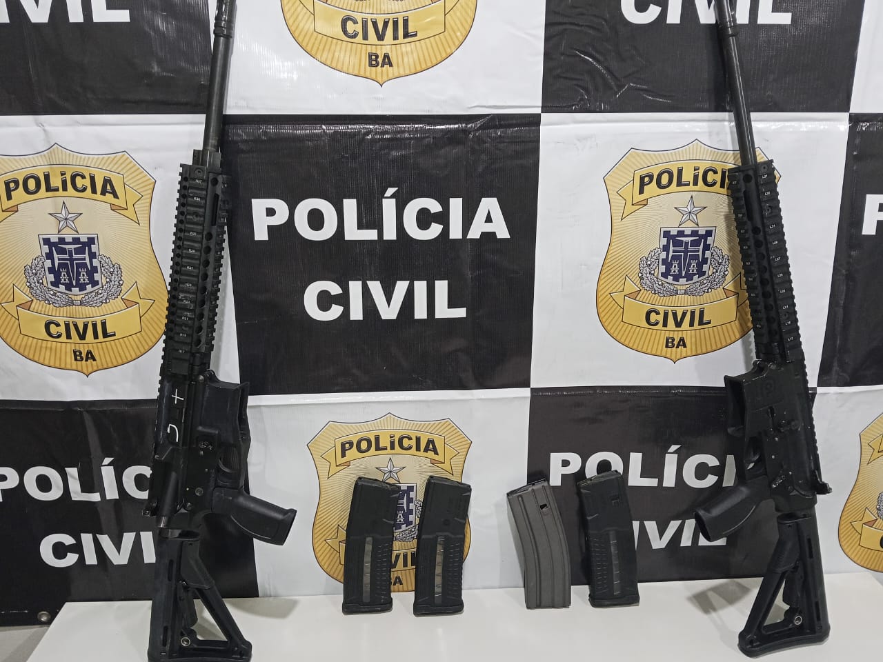 POLICIA CIVIL CONTINUA APREENDENDO ARMAS E MUNIÇÕES