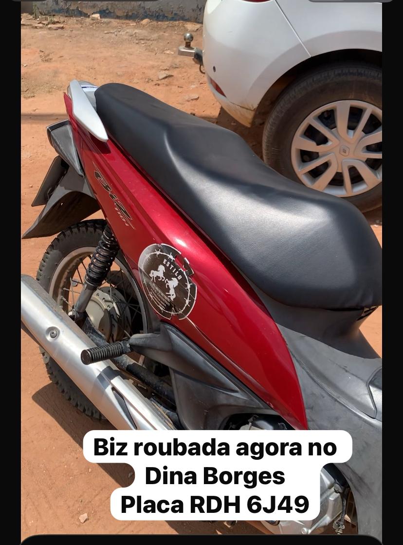 MOTOCICLETA ROUBADA.