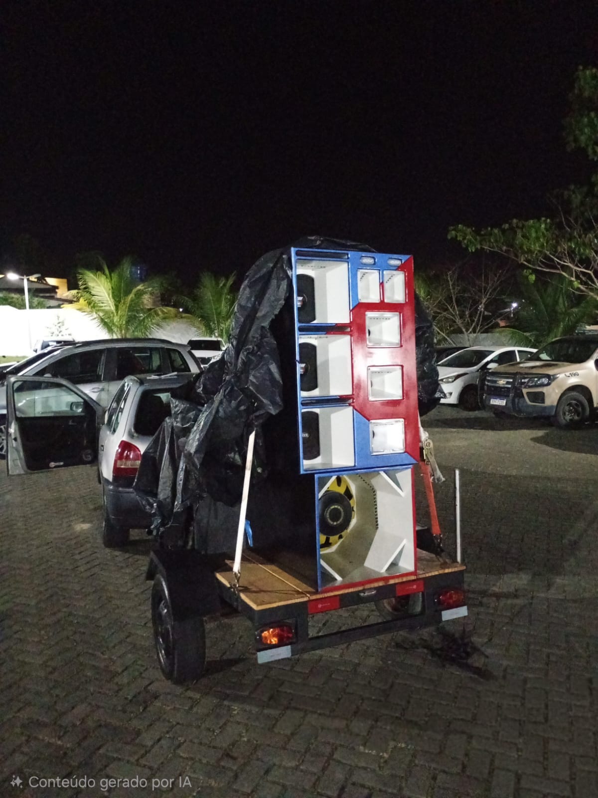 PMBA apreende carro com paredão de som em Itamaraju