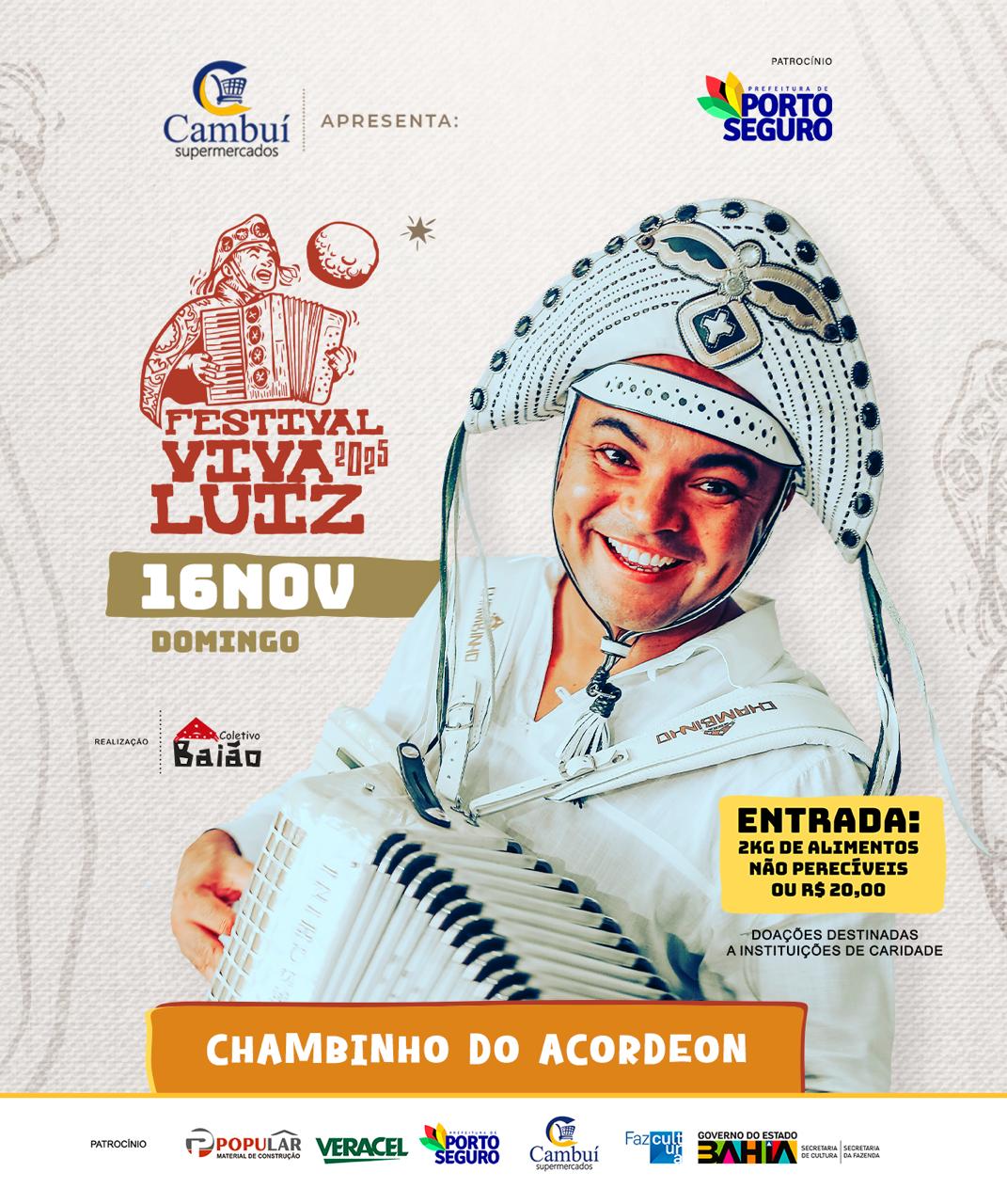 Festival Viva Luiz 2025: o forró autêntico embala a Cidade Histórica de Porto Seguro