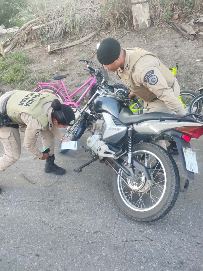 87ª CIPM participa de atividade prática de identificação veicular do 13º BEIC em Teixeira de Freitas