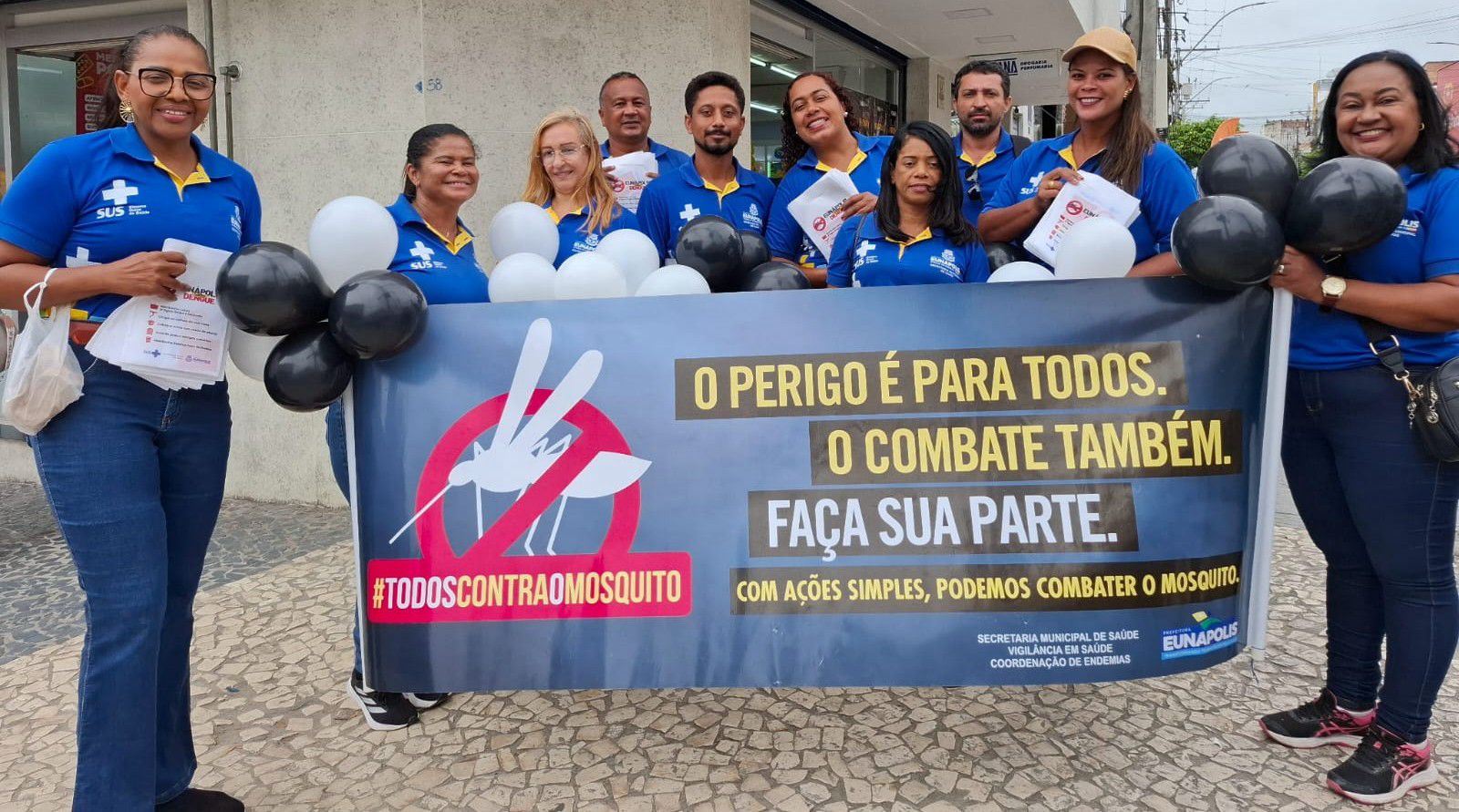 Prefeitura de Eunápolis realiza ações da Semana Nacional de Combate à Dengue