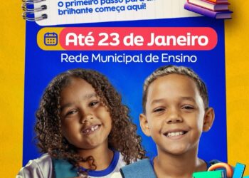 Prefeitura de Eunápolis informa que matrículas da rede municipal seguem abertas até 23 de janeiro