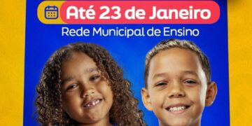 Prefeitura de Eunápolis informa que matrículas da rede municipal seguem abertas até 23 de janeiro