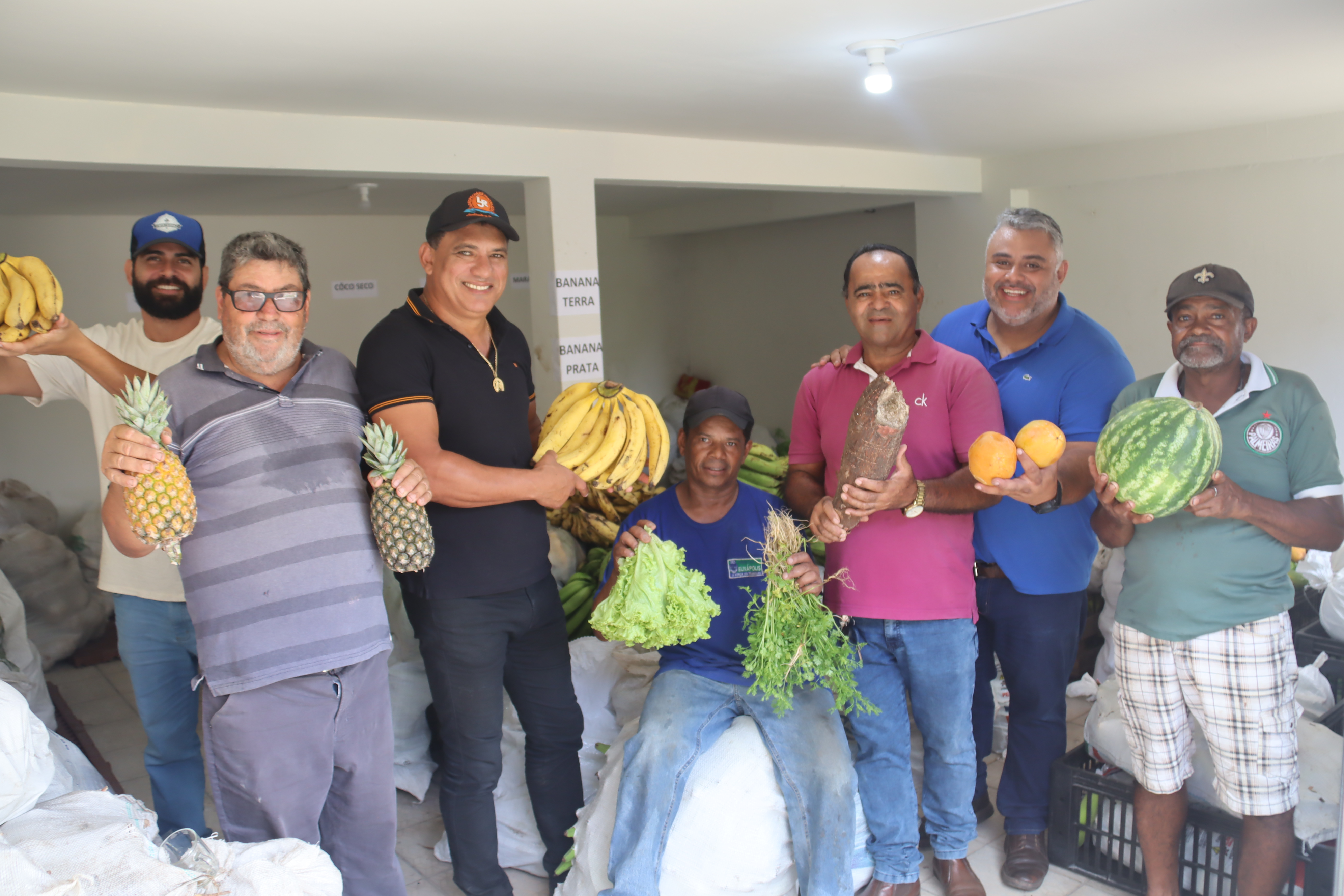 Secretaria de Agricultura recomeçou a receber produtos do pequeno produtor rural para o PAA.