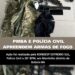 AÇÃO INTEGRADA ENTRE RONDESP EXTREMO SUL, 28° BPM E POLÍCIA CIVIL RESULTA EM APREENSÃO DE ARMAS DE FOGO EM MONTINHO