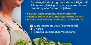 Prefeitura de Eunápolis convoca reunião do Programa de Aquisição de Alimentos (PAA)