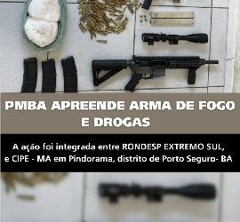 RONDESP EXTREMO SUL E CIPE-MA APREENDEM ARMAS E ENTORPECENTES APÓS CONFRONTAR CRIMINOSOS EM PINDORAMA.