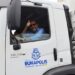 Prefeito Robério Entrega oficialmente à cidade, os novos caminhões compactadores de lixo.
