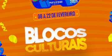 Carnaval Cultural 2026: mais de 30 blocos vão tomar conta das ruas de Porto Seguro